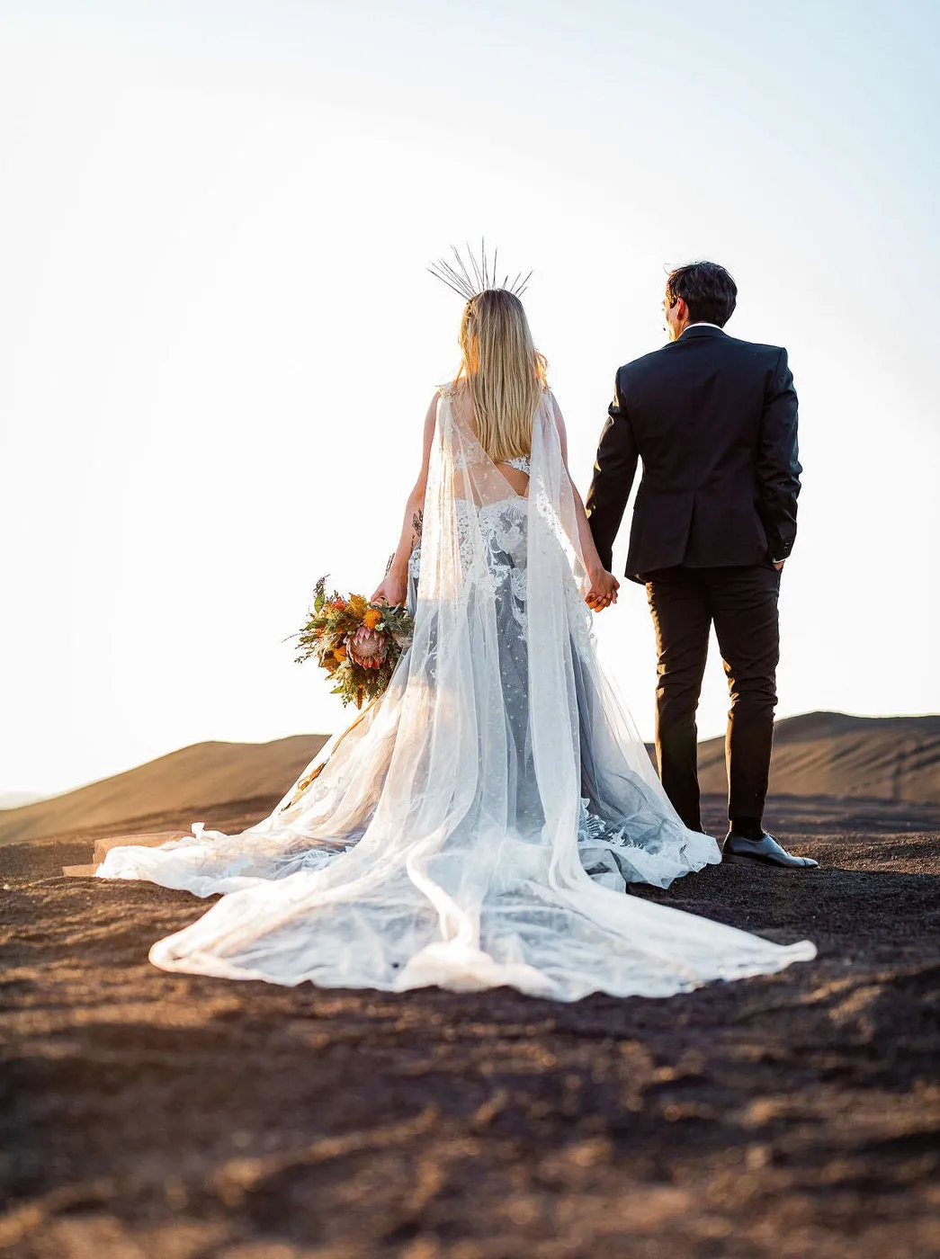 DIY Long Draped Wedding Cape Veil Pattern PDF Tutorial