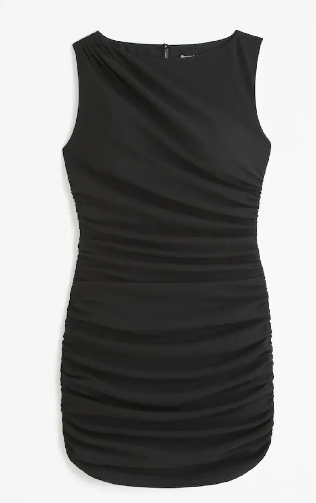 Draped Slash Mini Dress