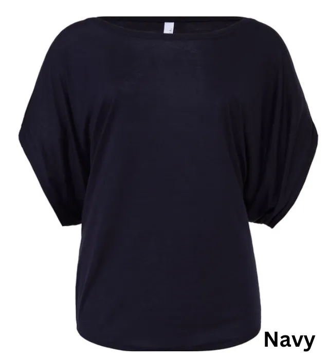 Draped Sleeve Dolman Top