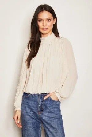 Drew Gabin Blouse - Nude