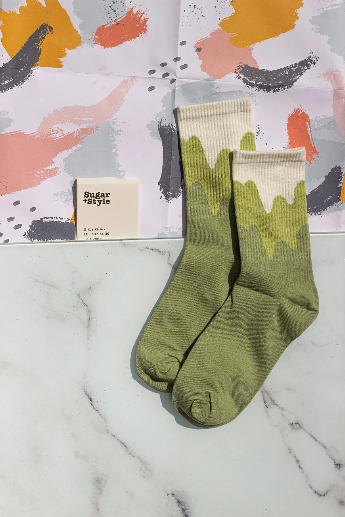 Drippy Top Socks