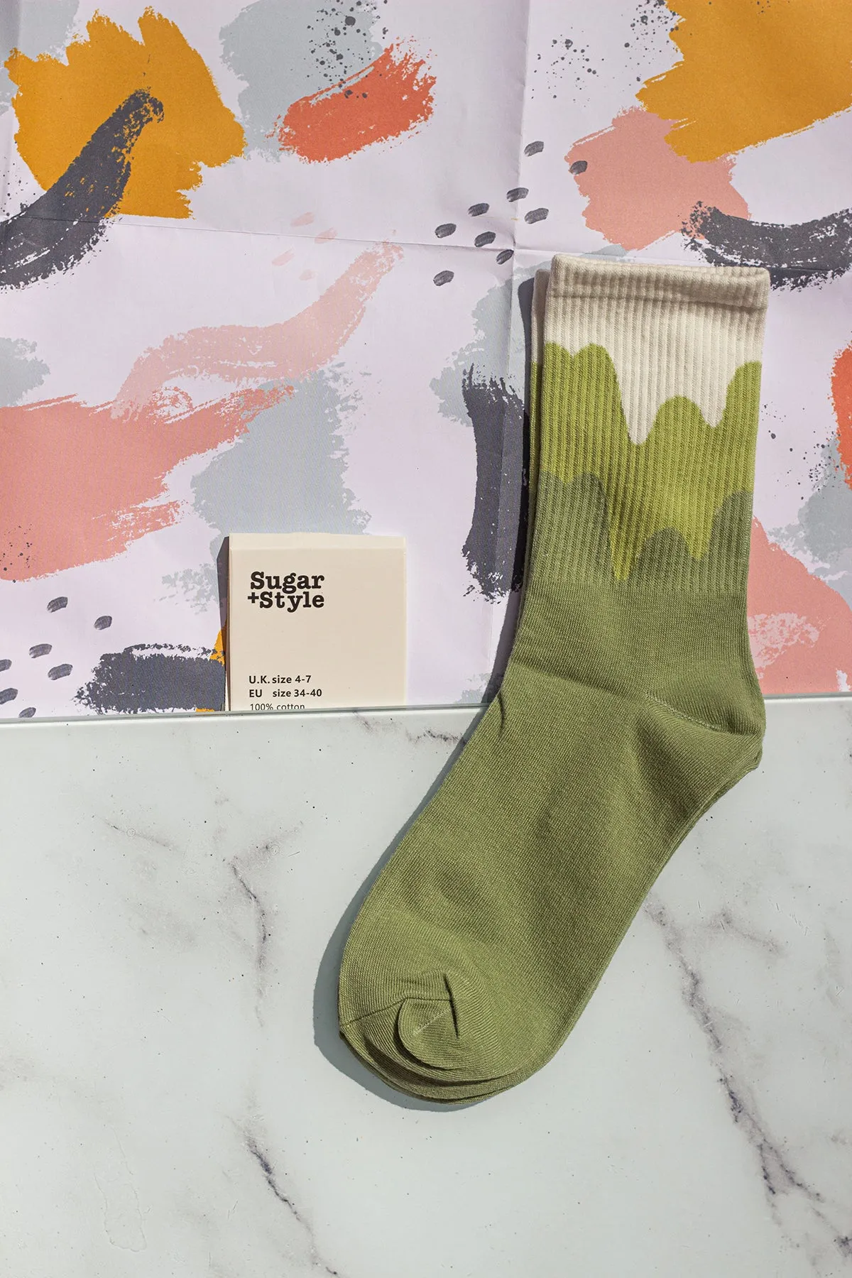 Drippy Top Socks