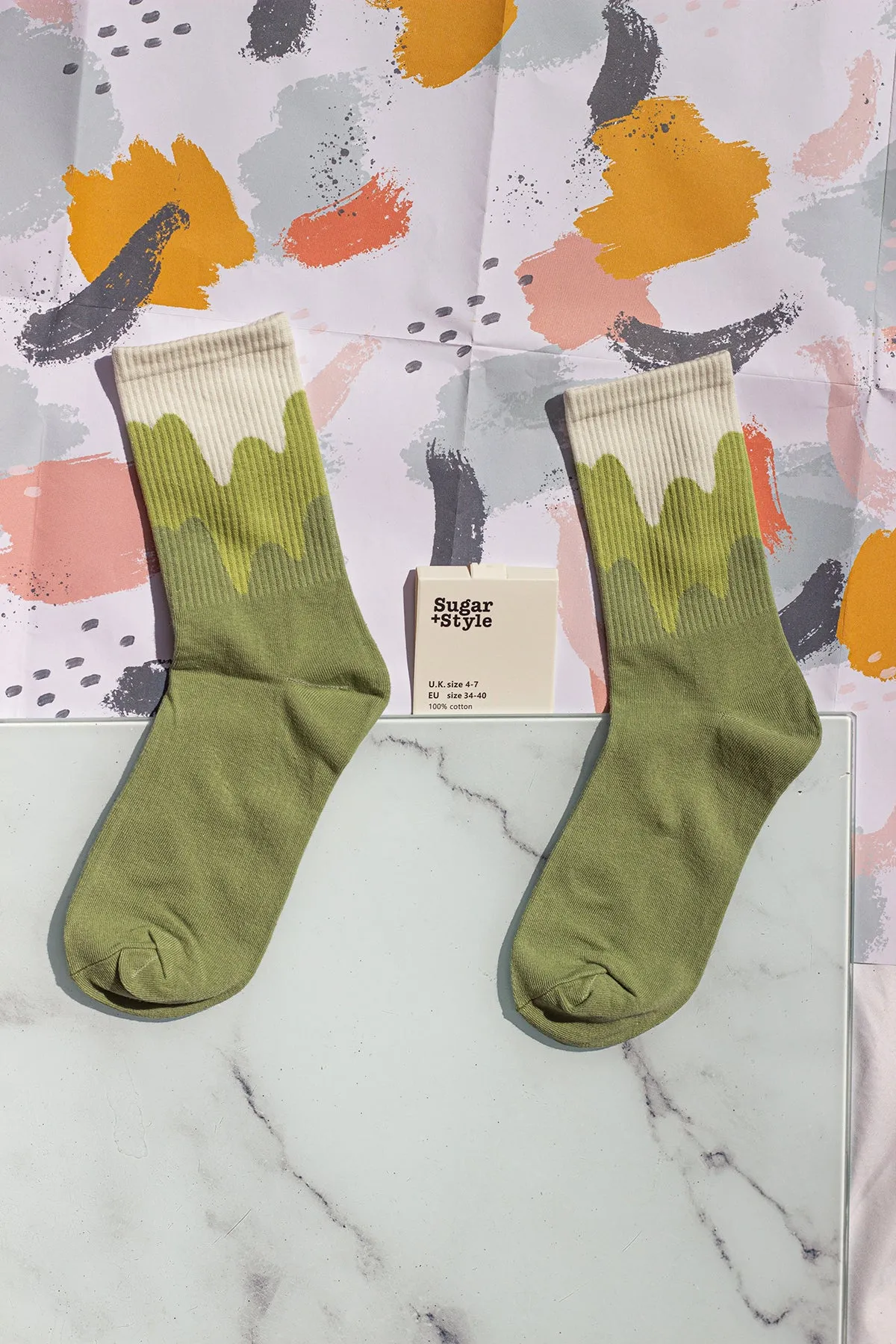 Drippy Top Socks