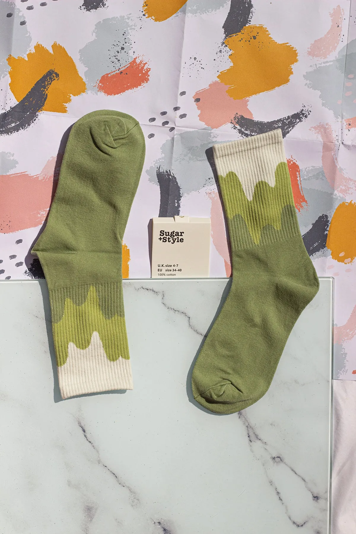 Drippy Top Socks