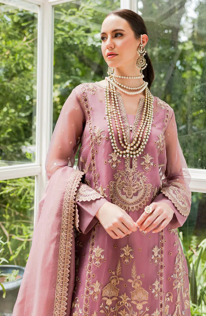 Dusty Rose Embroidered Pakistani Salwar Kameez Dupatta Salwar Suit