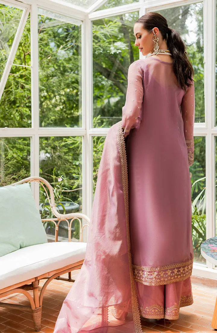 Dusty Rose Embroidered Pakistani Salwar Kameez Dupatta Salwar Suit