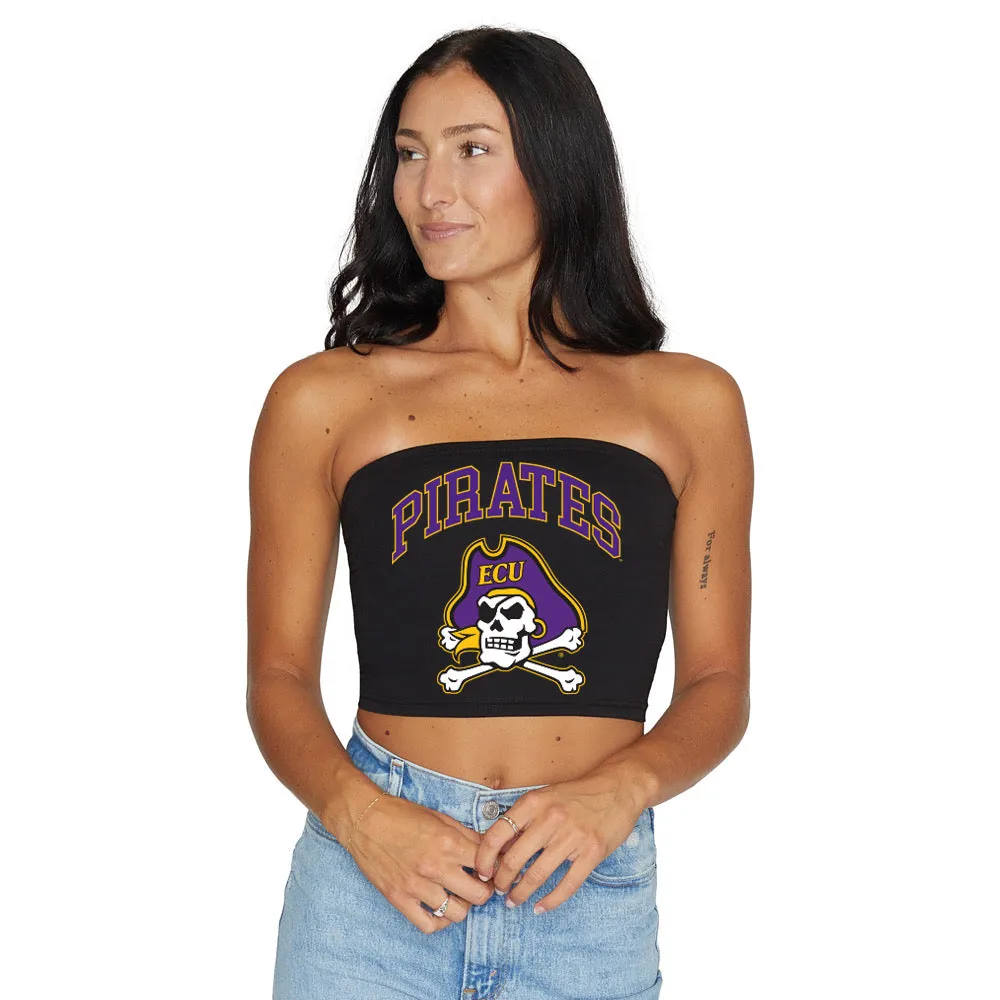 ECU Pirates Black Tube Top