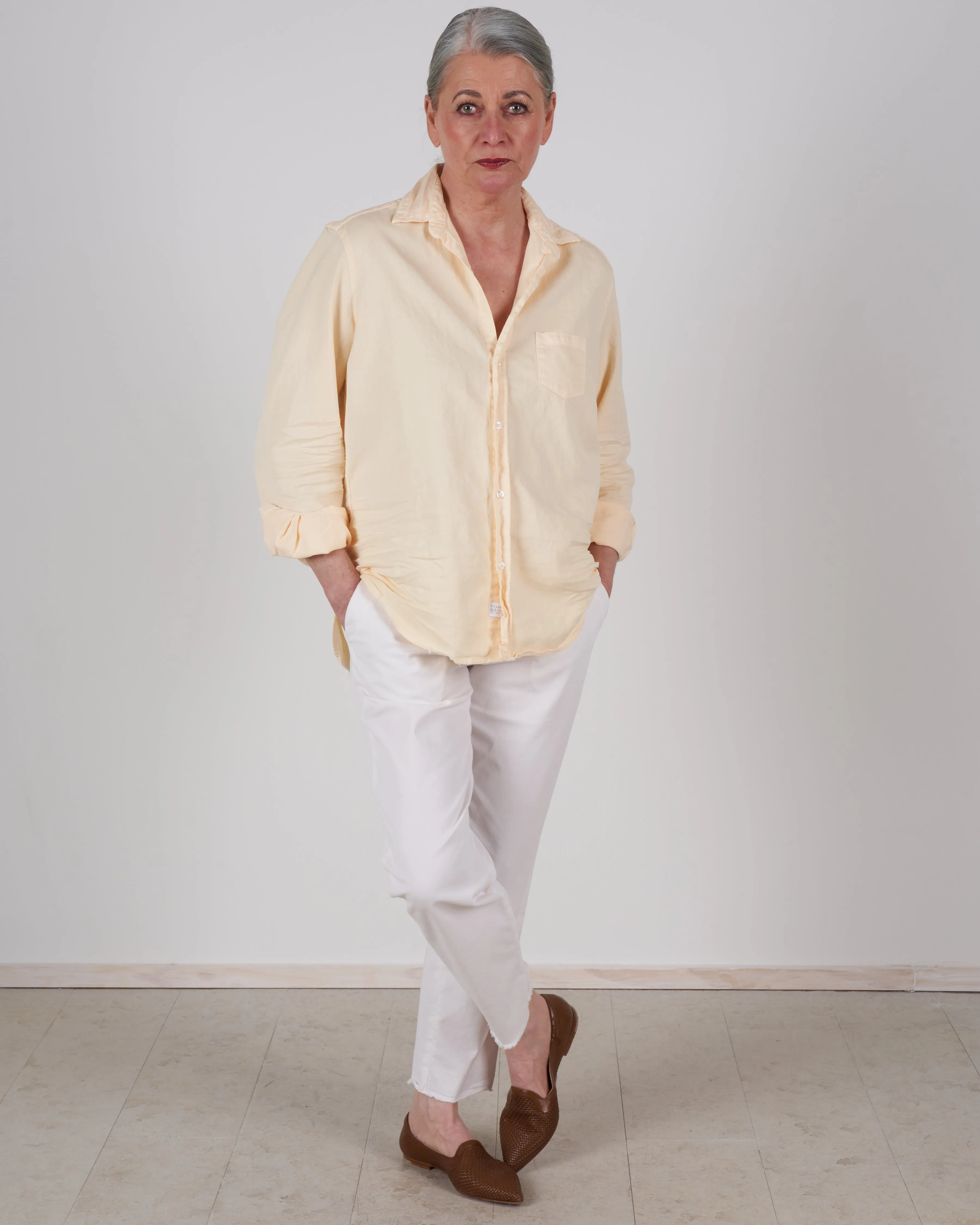 eileen button down - daisy denim