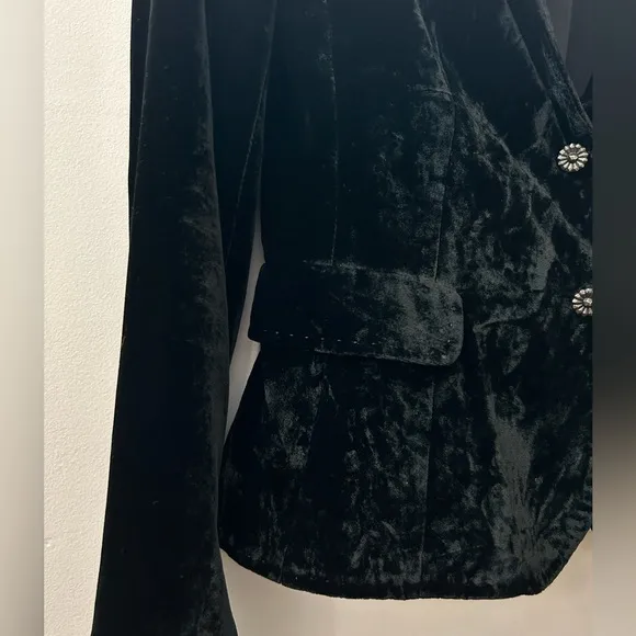 Ellie Tahari Black Velvet Blazer Women’s Size XS