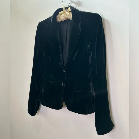 Ellie Tahari Black Velvet Blazer Women’s Size XS
