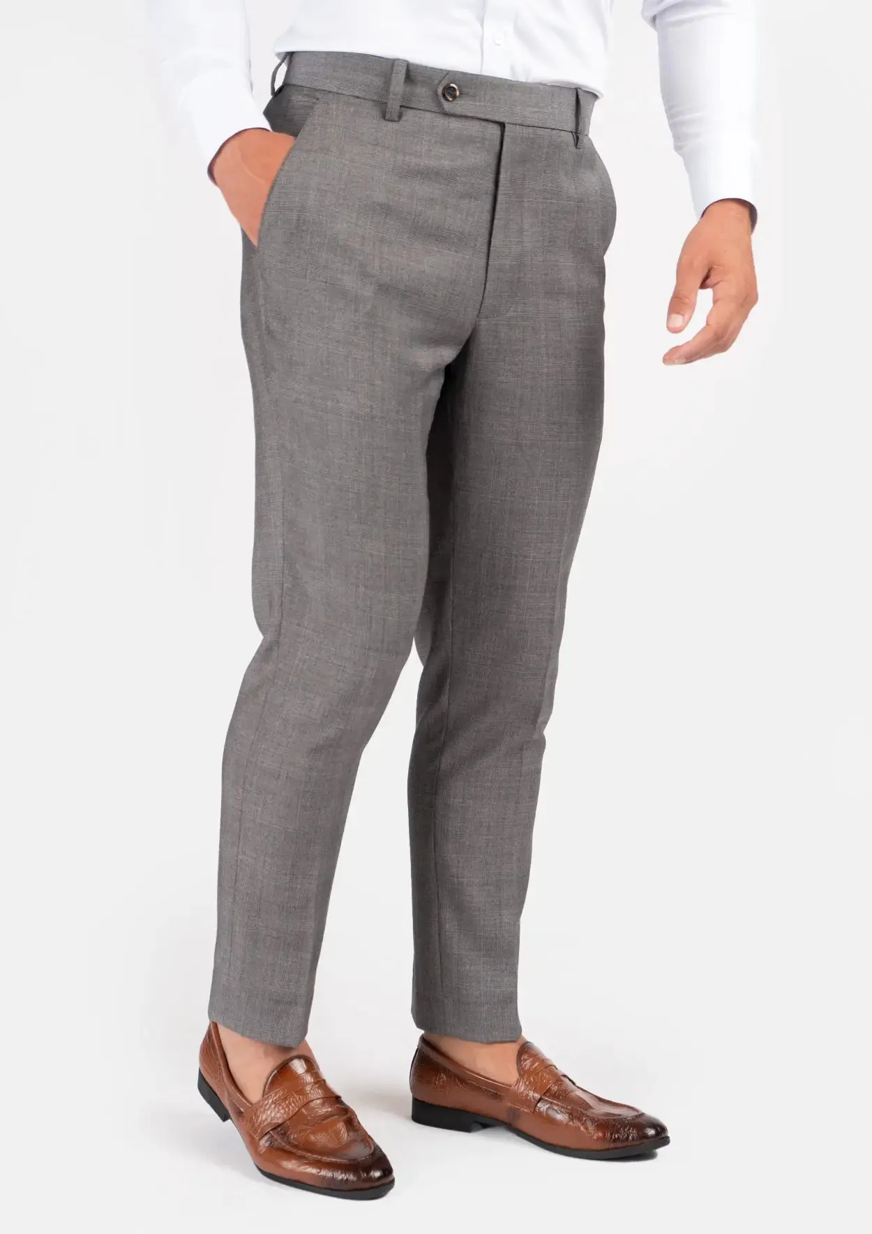 Ellis Spanish Grey Prince Of Wales Suit