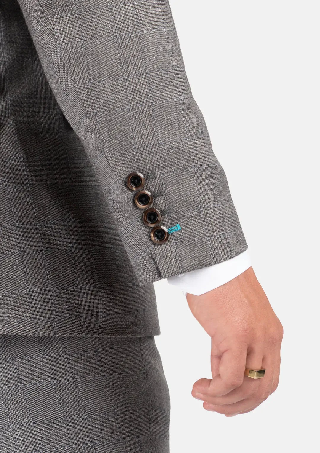 Ellis Spanish Grey Prince Of Wales Suit