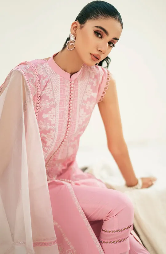 Embroidered Pakistani Salwar Kameez Dupatta Baby Pink Salwar Suit