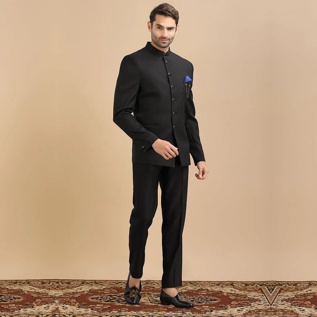 Emerald Dark Green Jodhpuri Suit for Men