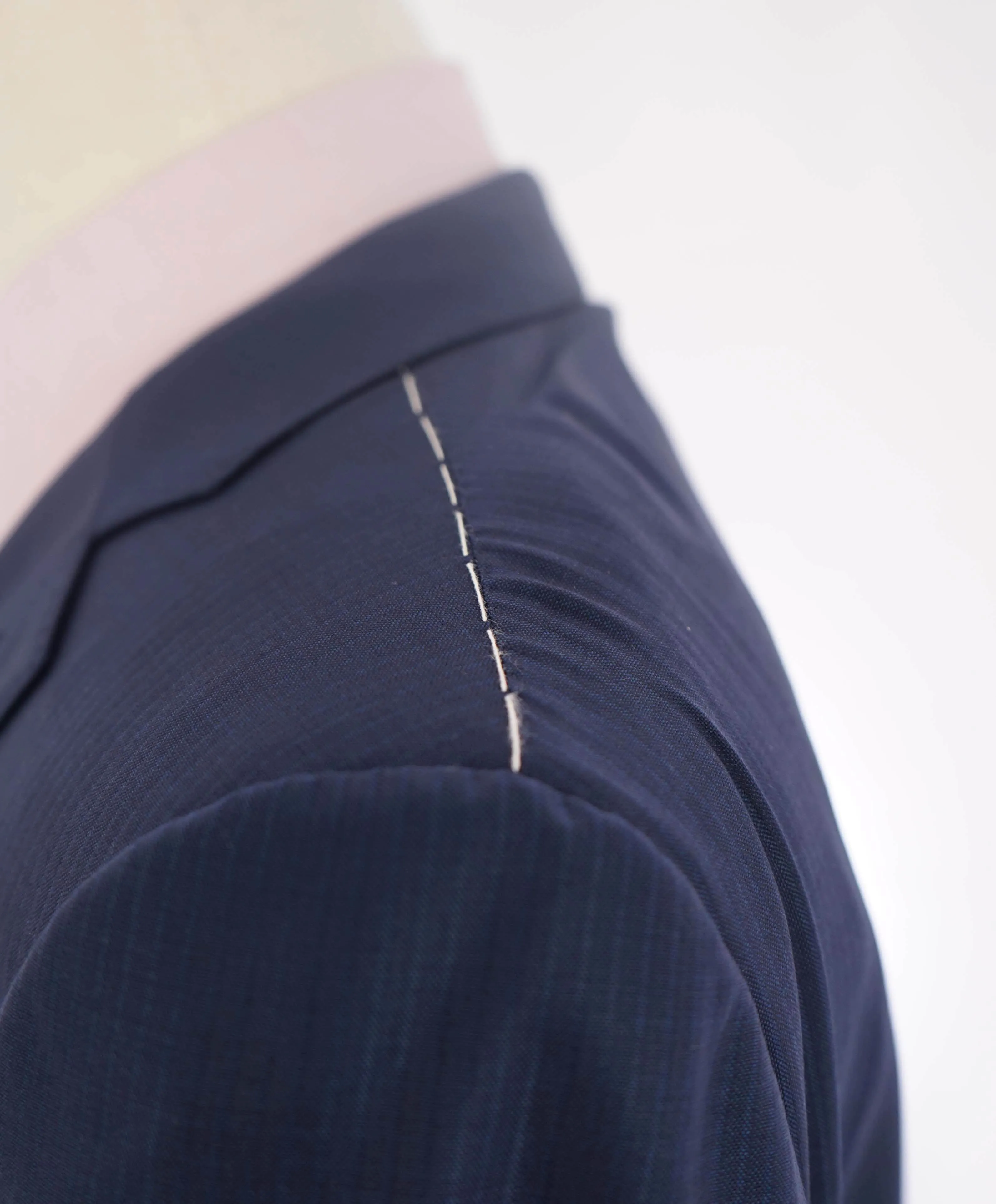 ERMENEGILDO ZEGNA - "15 MILMIL 15" Tonal Blue Stripe Premium Suit - 44L
