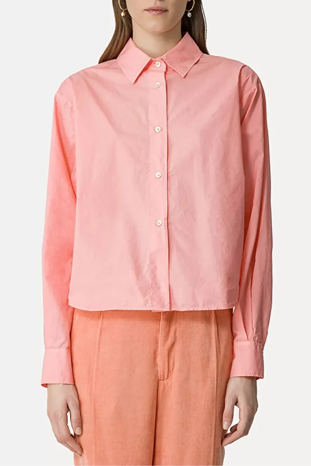 Essential Boxy Shirt | Pamplemousse