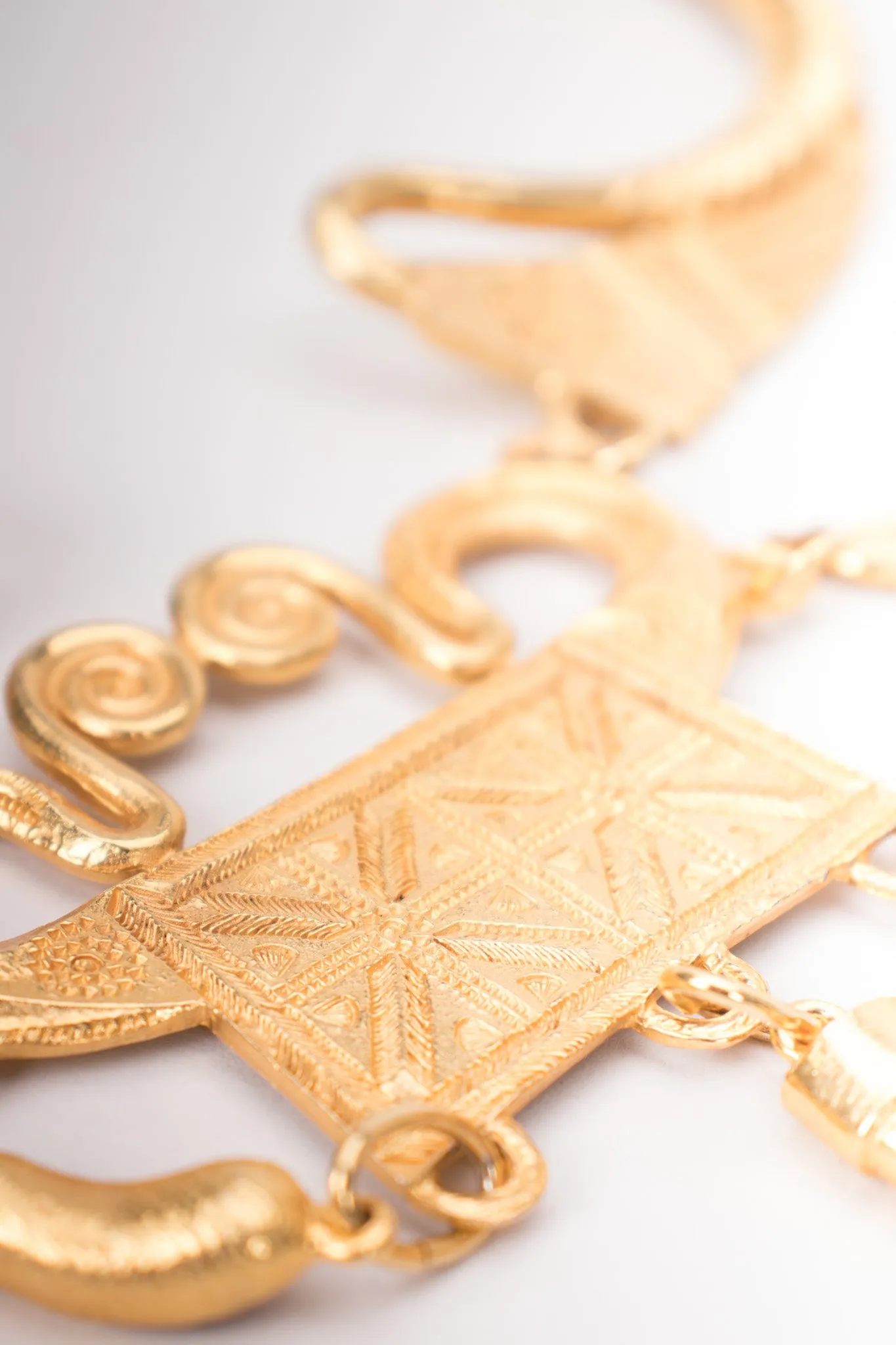 Etruscan Amulet Collar Necklace
