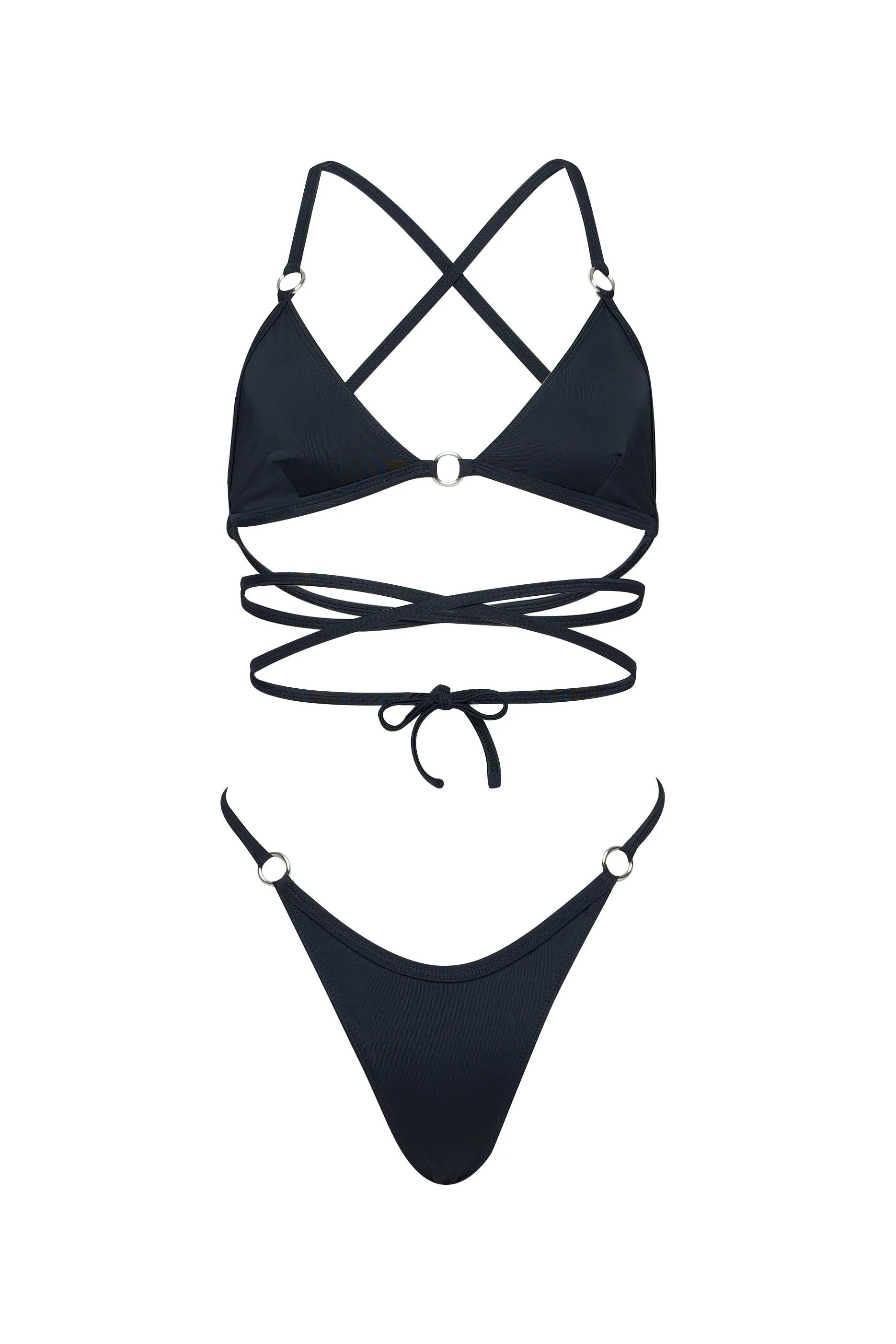 EVA BIKINI TOP NOIR