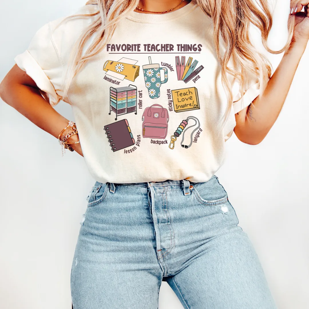 Favorite Teacher Things Tee
