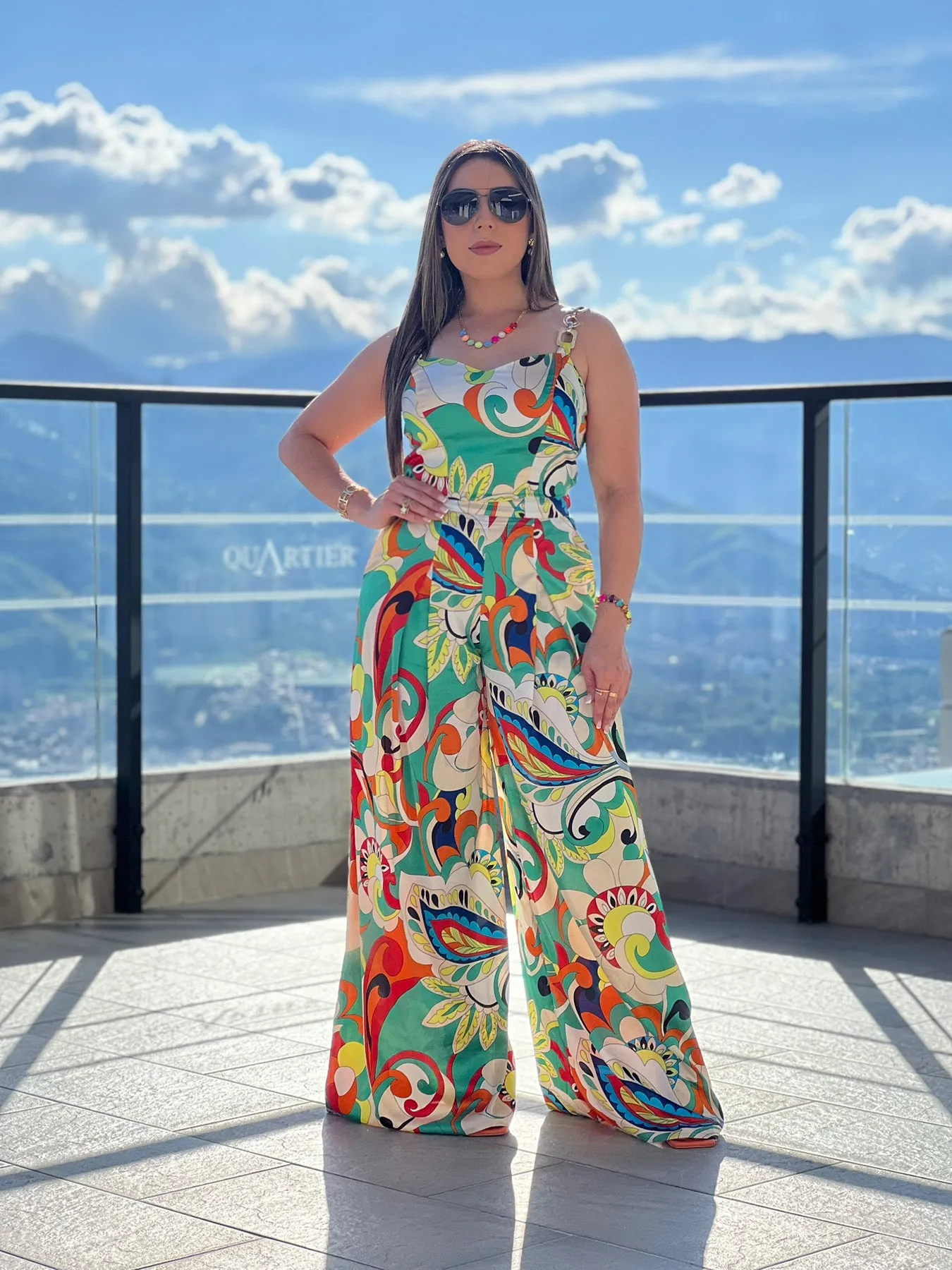 FLORAL PANT SET