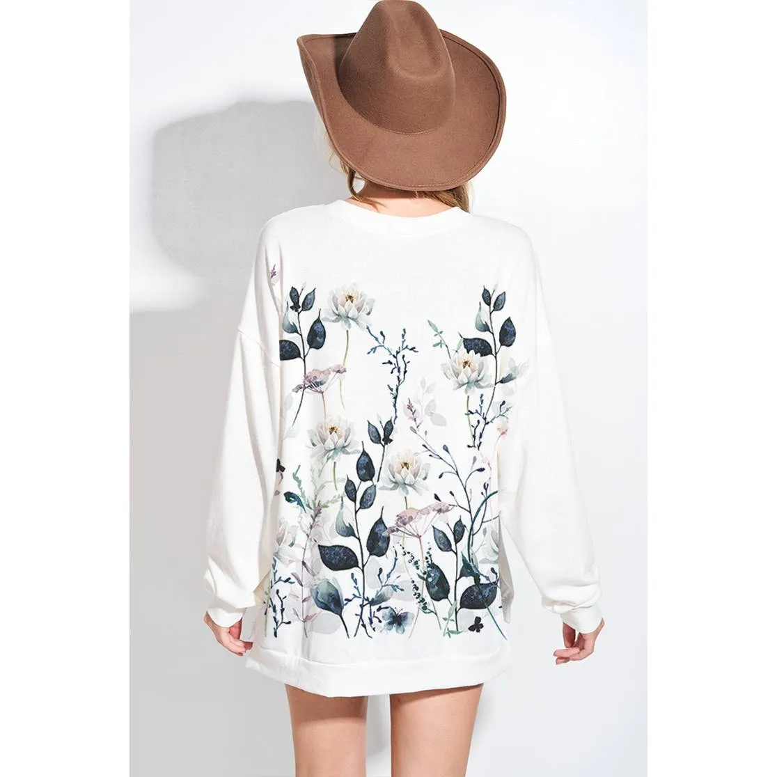Floral print tunic