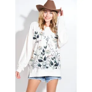 Floral print tunic