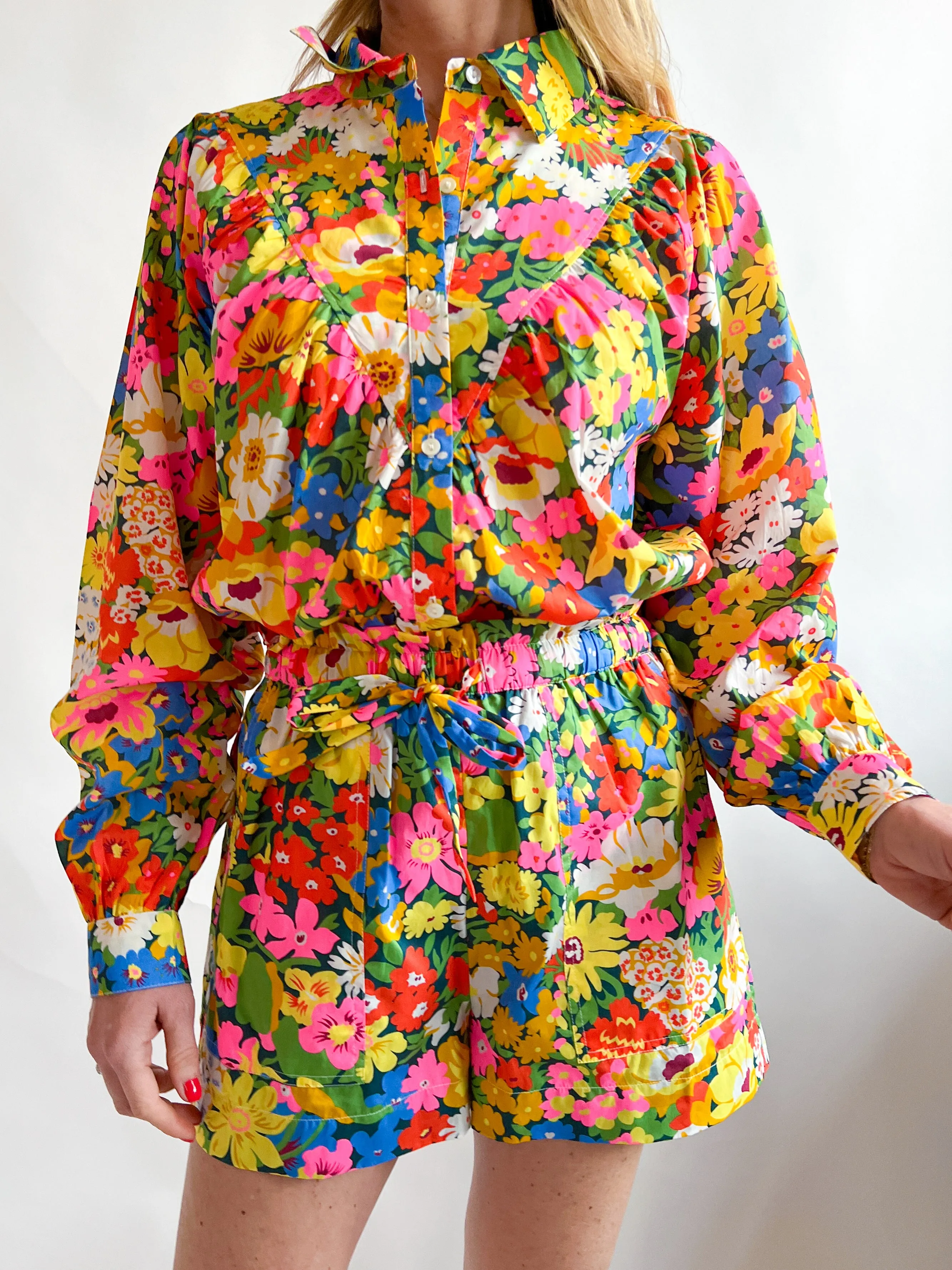 Floral Printed Sebali Top