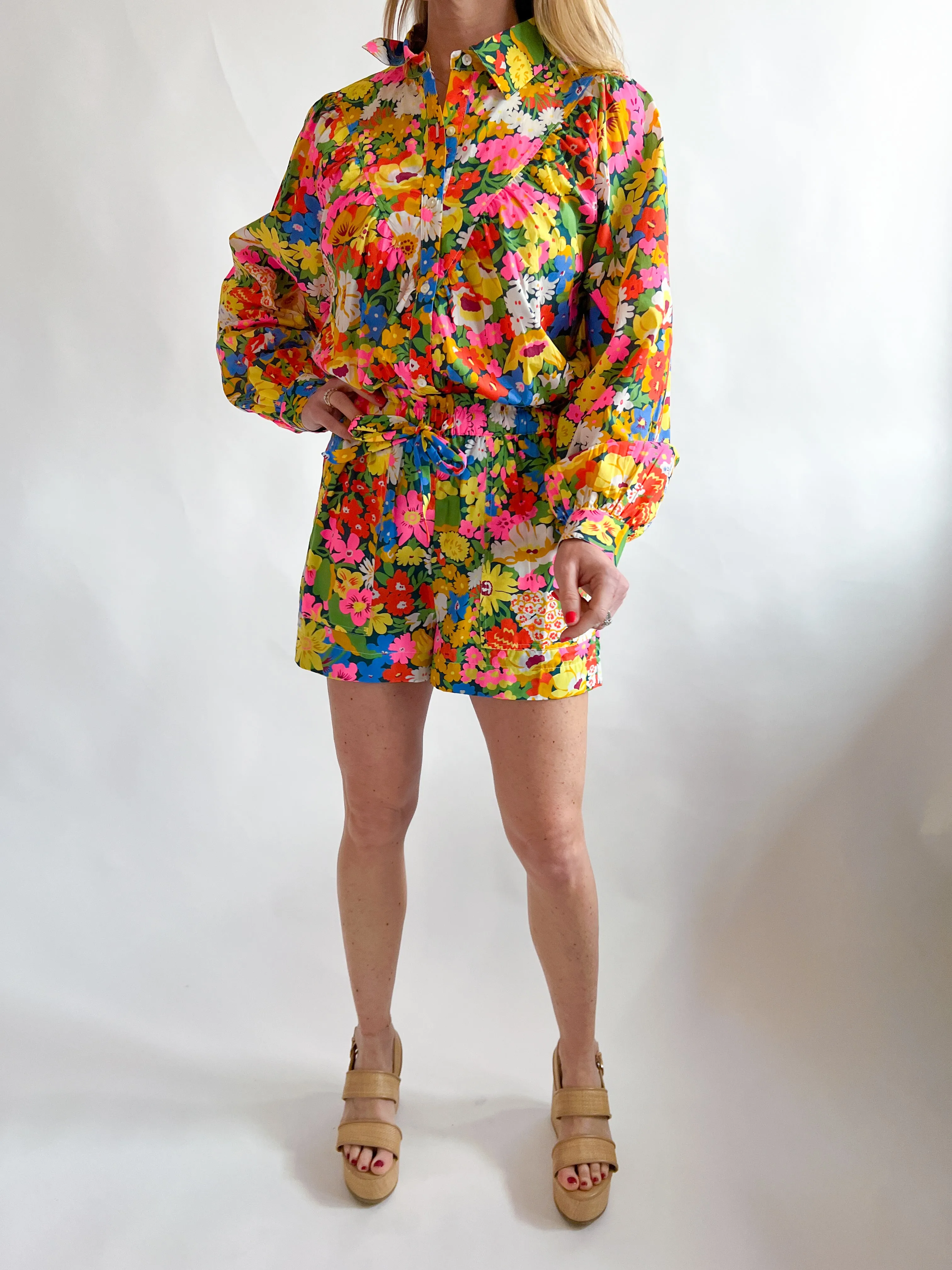Floral Printed Sebali Top