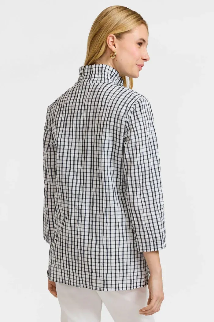 Foxcroft Carolina Jacket in White & Black