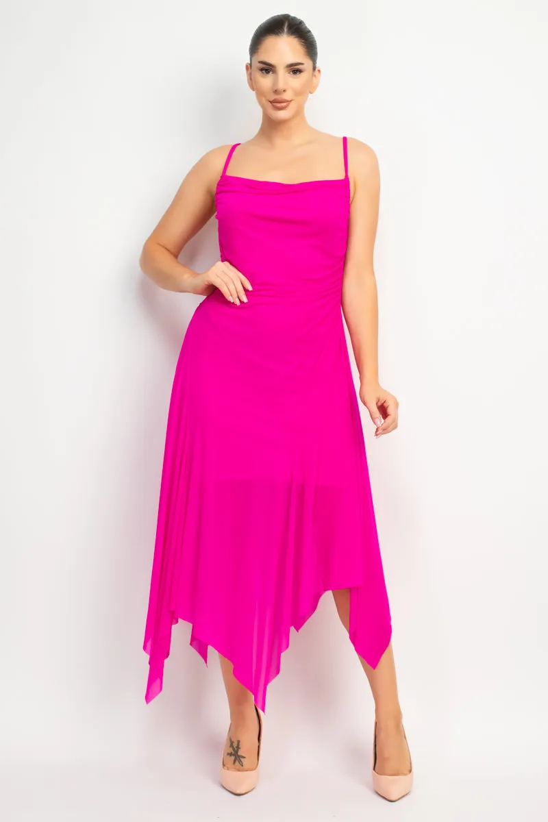 Fuchsia Mesh Dress