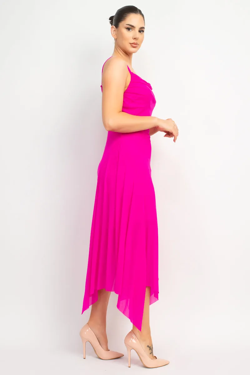 Fuchsia Mesh Dress