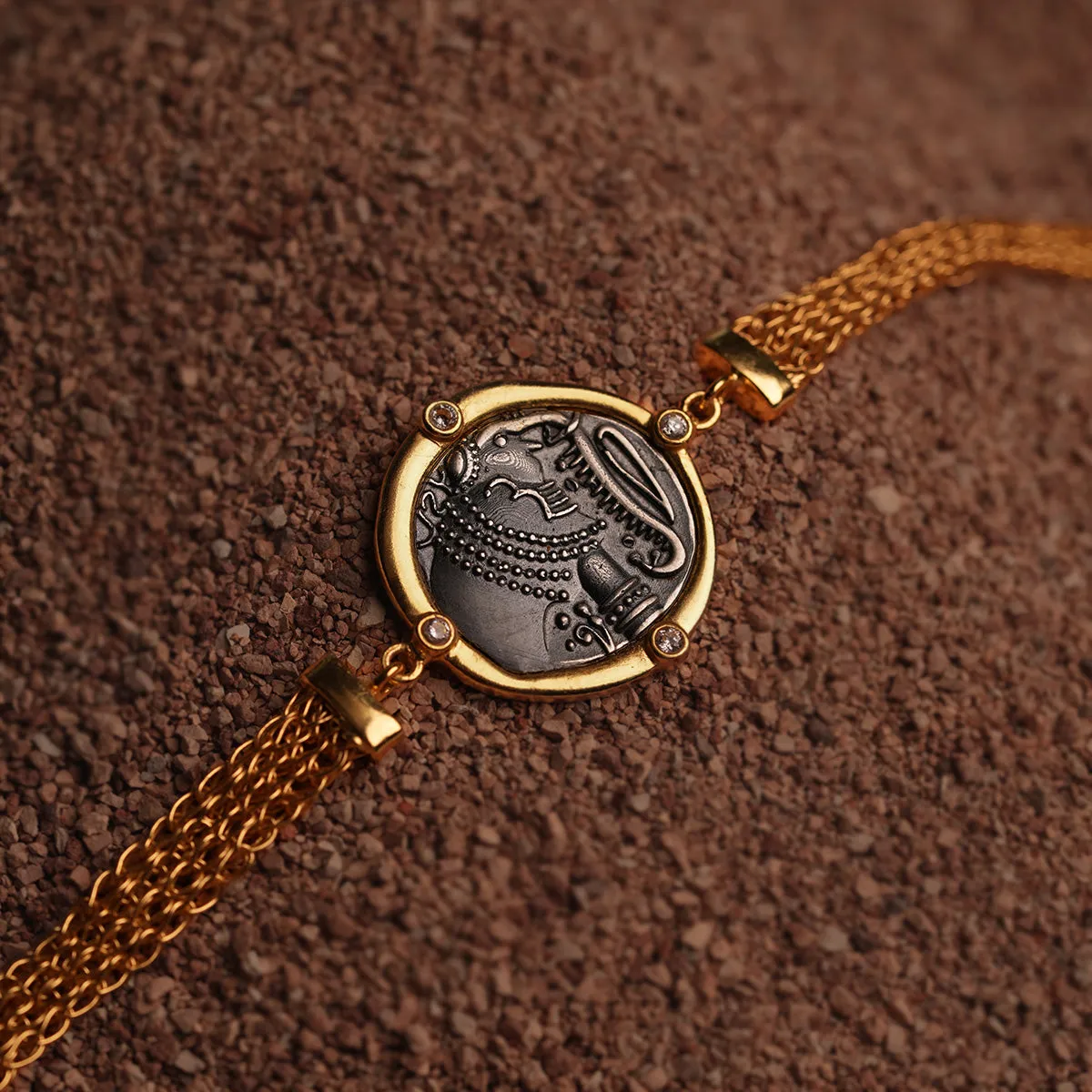Gajapati Silver Bracelet by MOHA