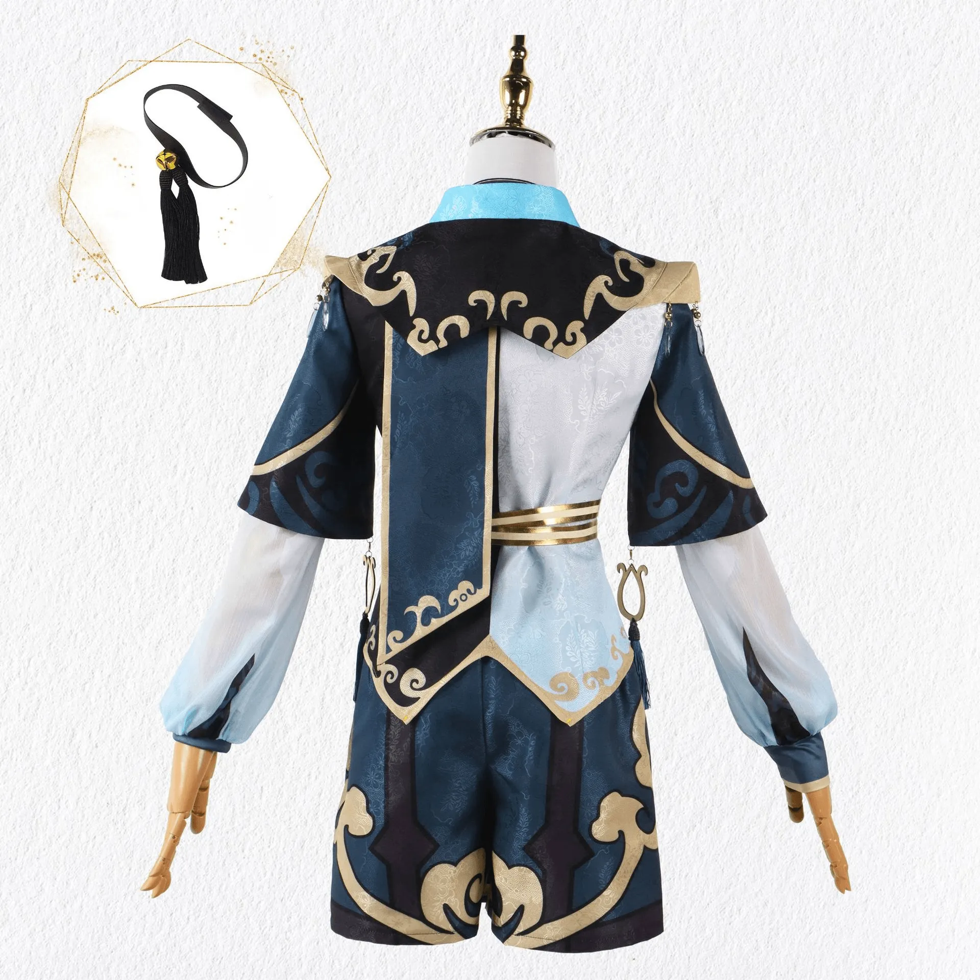 Genshin Impact Xingqiu Cosplay Costume Anime Men Dress Pants Halloween Outfit