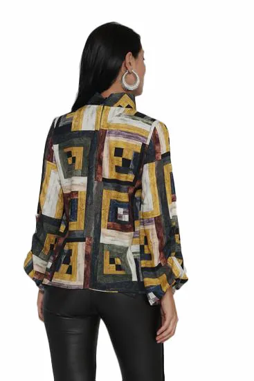 GEO PRINT TOP