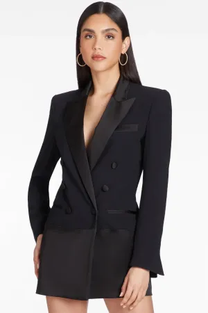 Gibson Blazer Dress With Satin