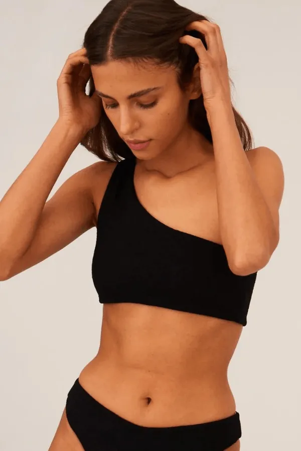 Girlish Charm Bikini Top - Black