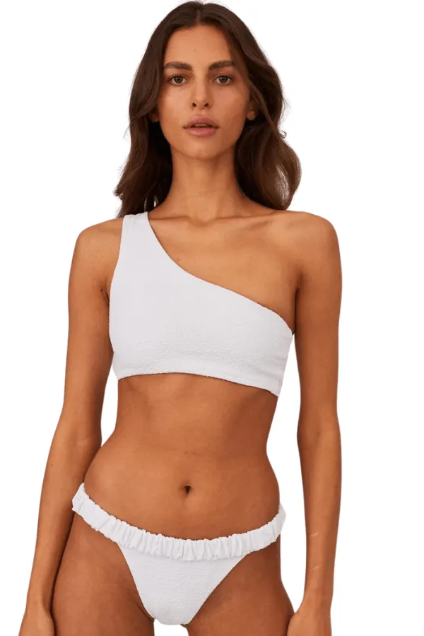 Girlish Charm Bikini Top - White