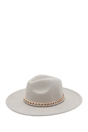 Gray Chain Fedora
