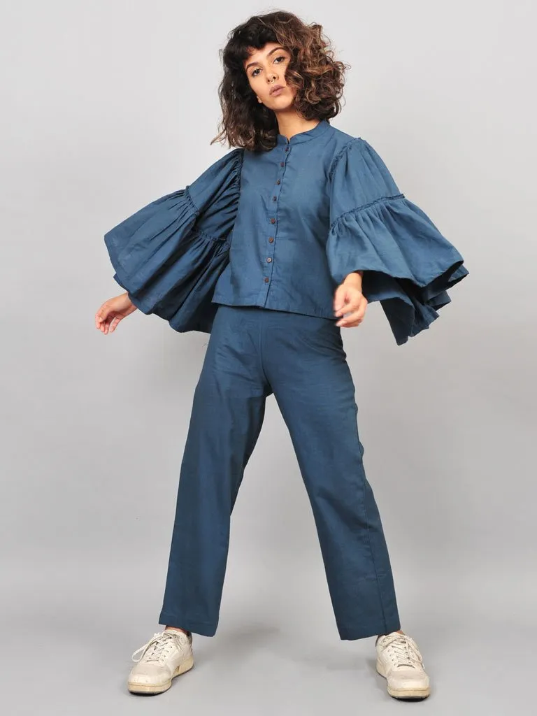 Grey Umbrella Blouse