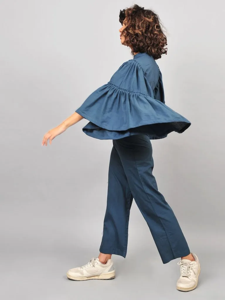 Grey Umbrella Blouse
