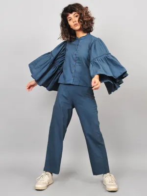 Grey Umbrella Blouse