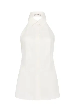 Halter Shirt | White