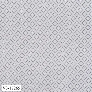 Harbor Grey With Brown Geometric Print Suit