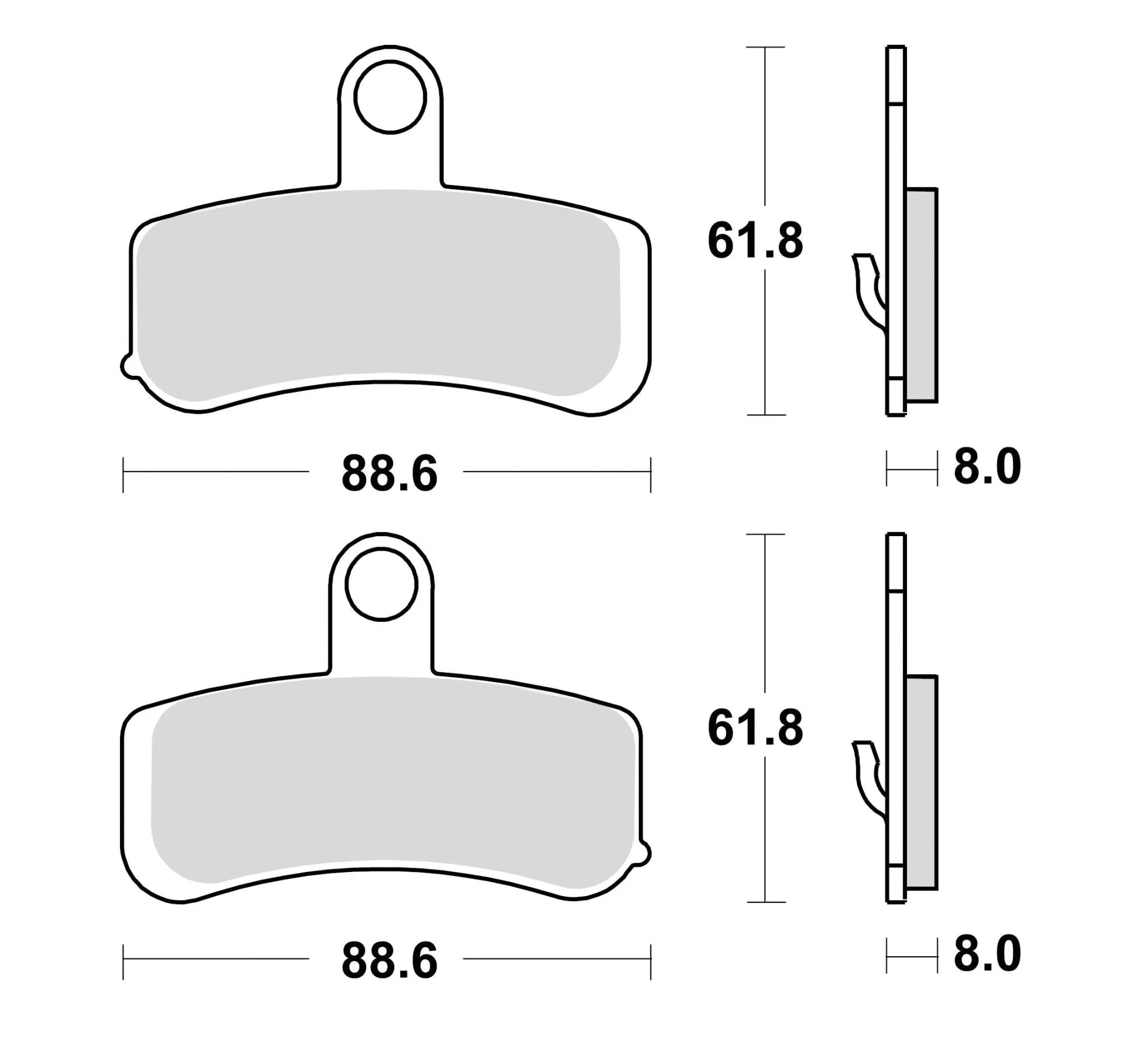 HARLEY D. FLSTC HERITAGE SOFTAIL CLASSIC|1584|2007 - 2014 >FRONT - L