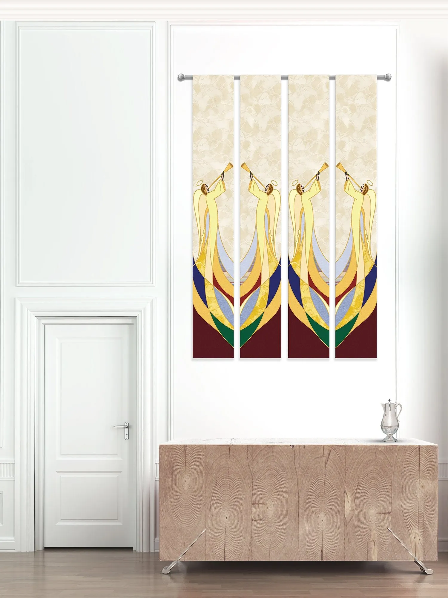 Heralding Angels Christmas Printed Banners