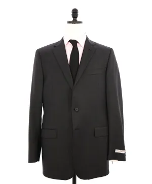 HICKEY FREEMAN - Solid Charcoal "Milburn ii" Notch Lapel Suit - 42L