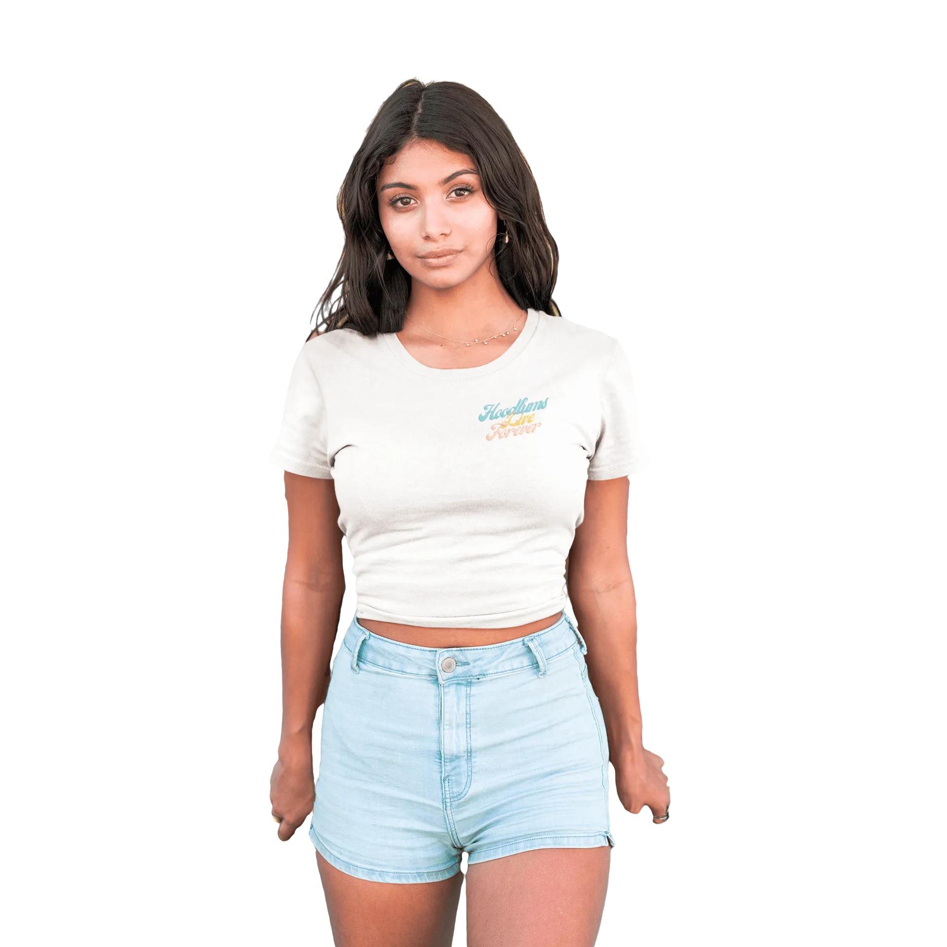 Hoodlums Live Forever Cropped Top