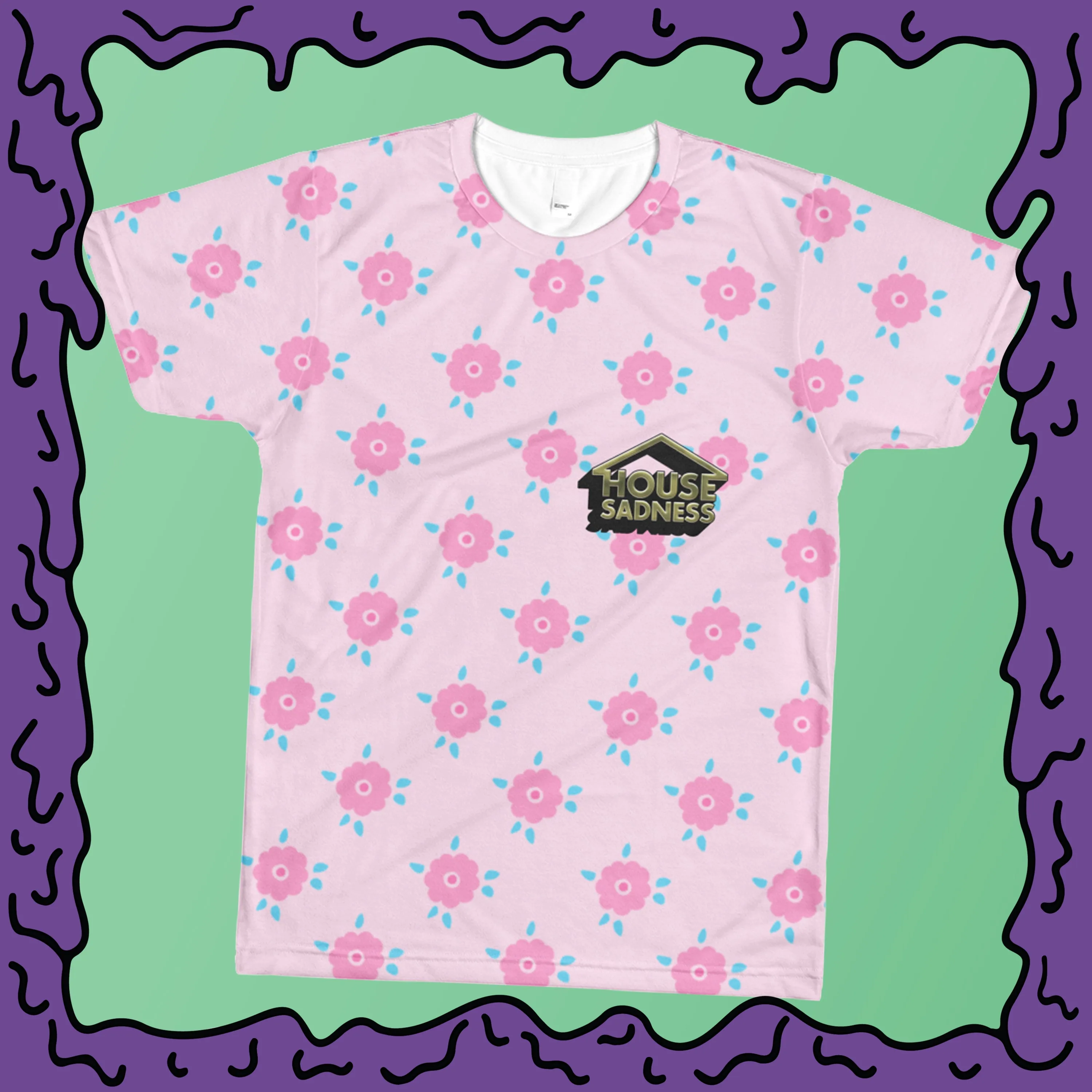 House Sadness - Wallpaper - All-Over Printed T-Shirt