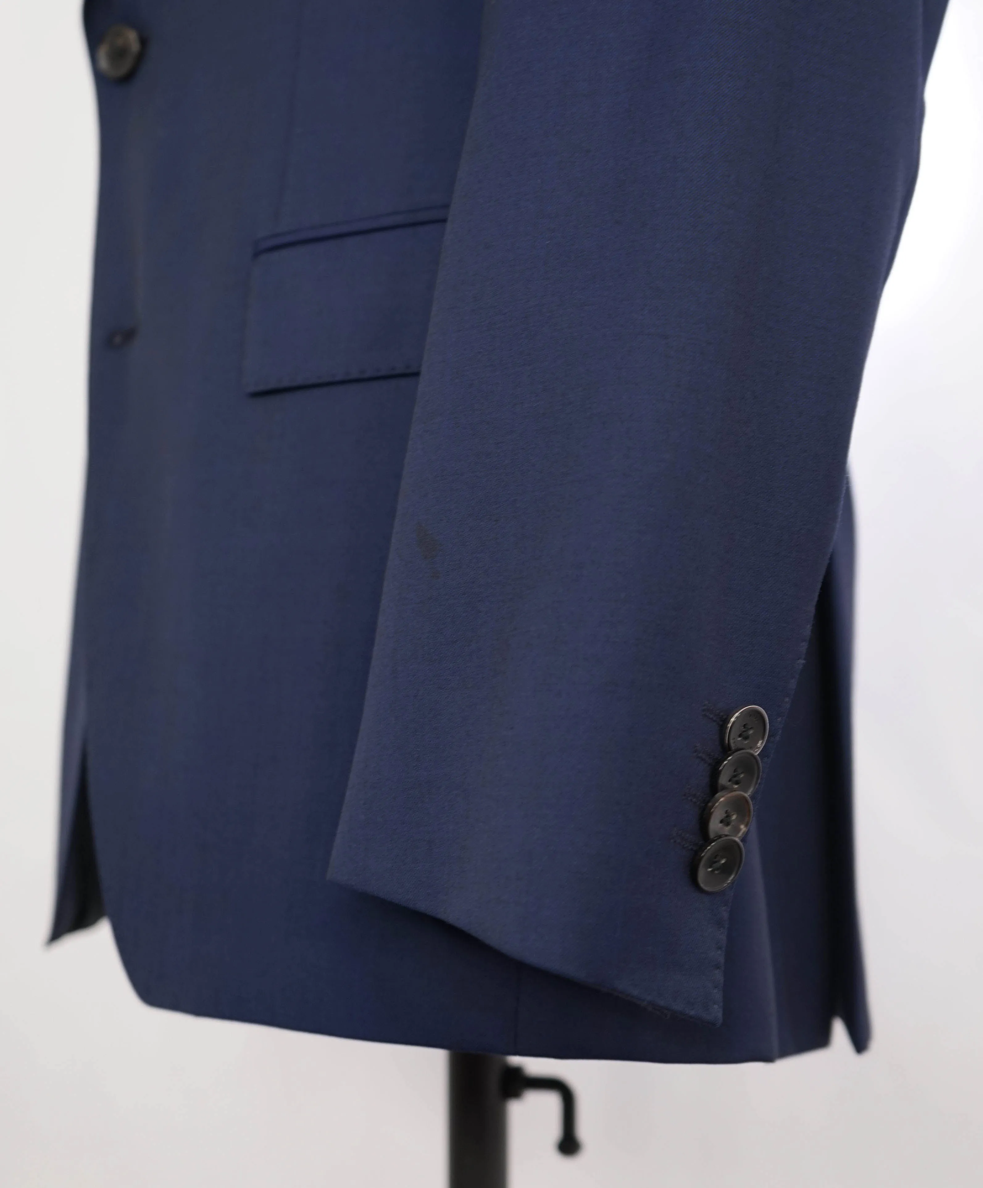 HUGO BOSS - "TRABALDO TOGNA" Super 120's Stretch Fabric Blue Suit - 40R