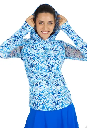 Ibkul Long Sleeve Printed Hoodie - KINSLEY